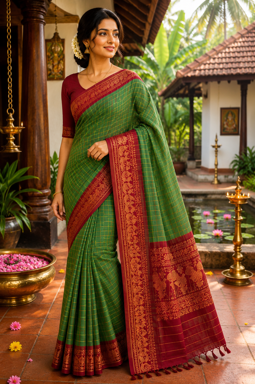 KALYANI COTTON CHECK PATTERN- SKALCHECK002
