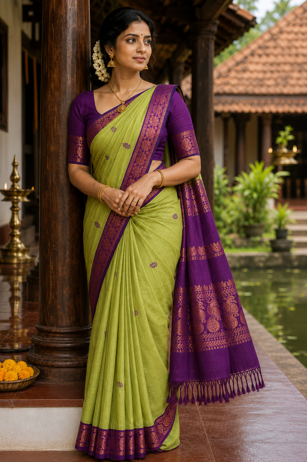 KALYANI COTTON BUTTA PATTERN- SKALBUT001