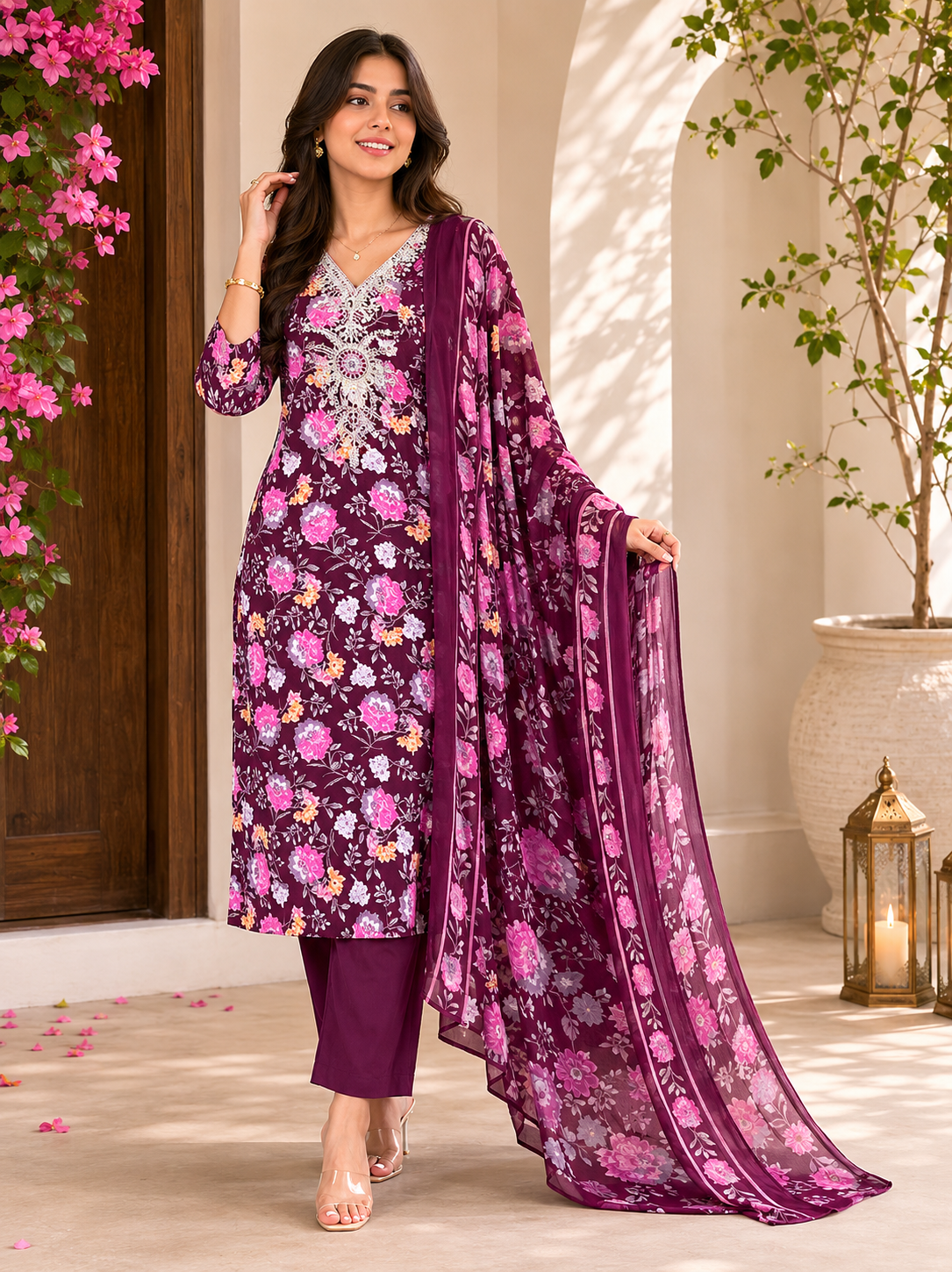 SALWARSET SLITTED 404703