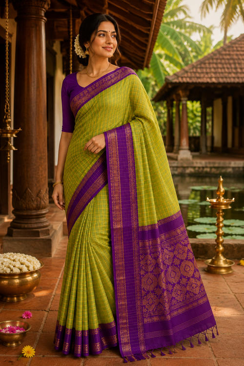 KALYANI COTTON CHECK PATTERN- SKALCHECK002