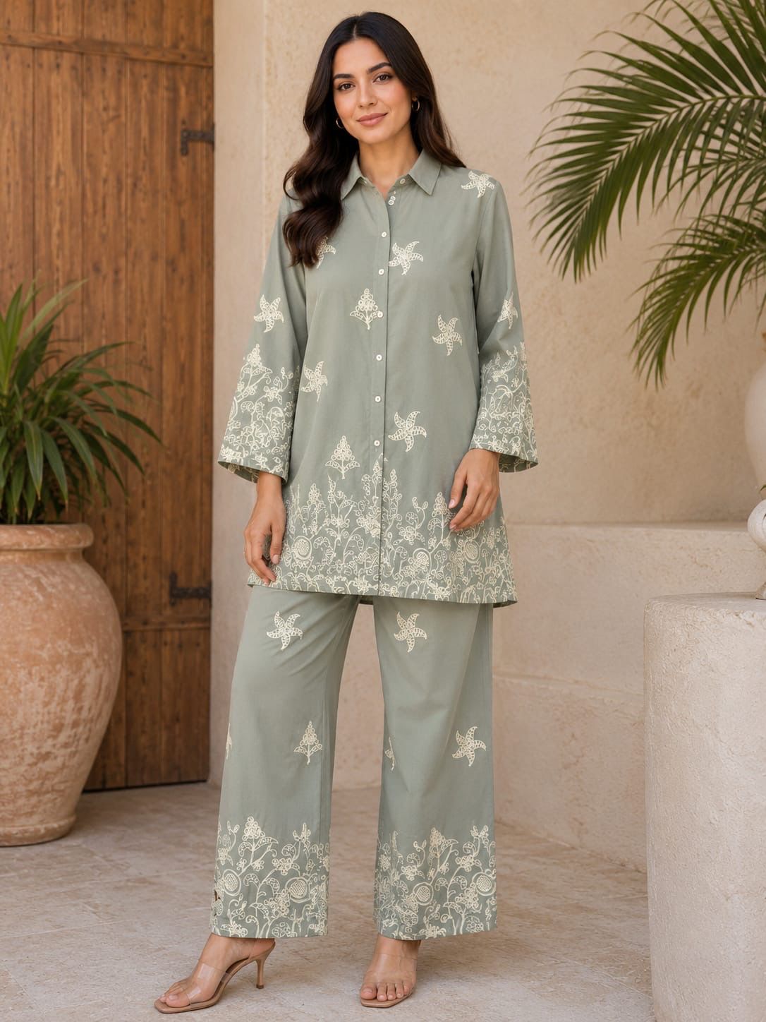 WESTERN TUNIC CORD SET 413233