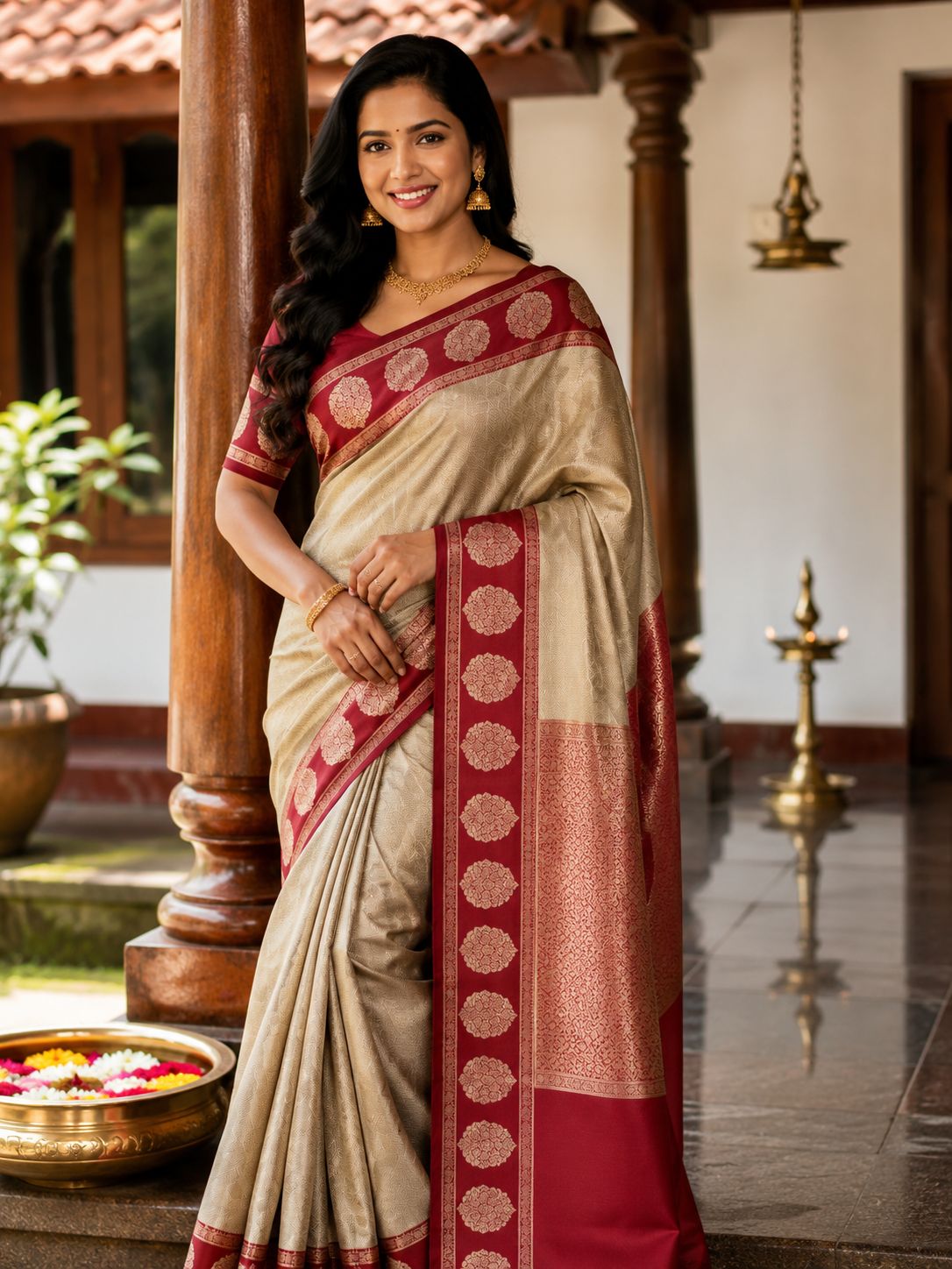 SEMI SILK SAREE SAREEG0073Z