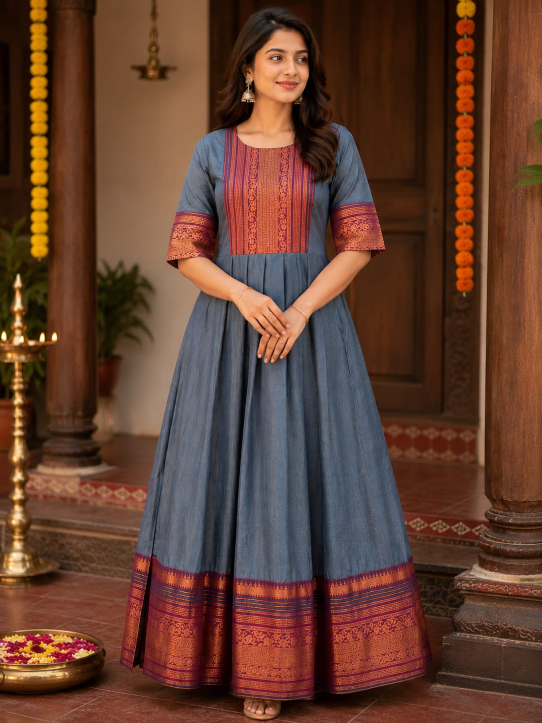 TRADITIONAL FROCK GOWN - LTOP418848