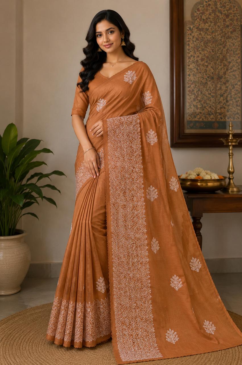 SAREE COTTOON SILK 406415