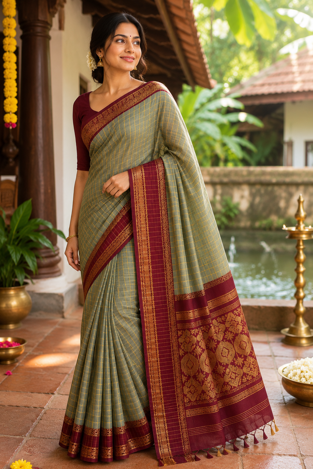 KALYANI COTTON CHECK PATTERN- SKALCHECK002