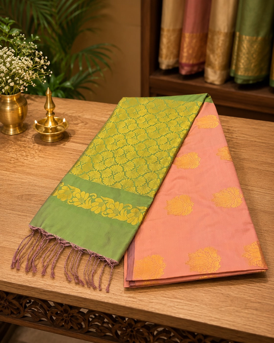 SOFT SEMI SILK SAREE - SSOFTSILK006
