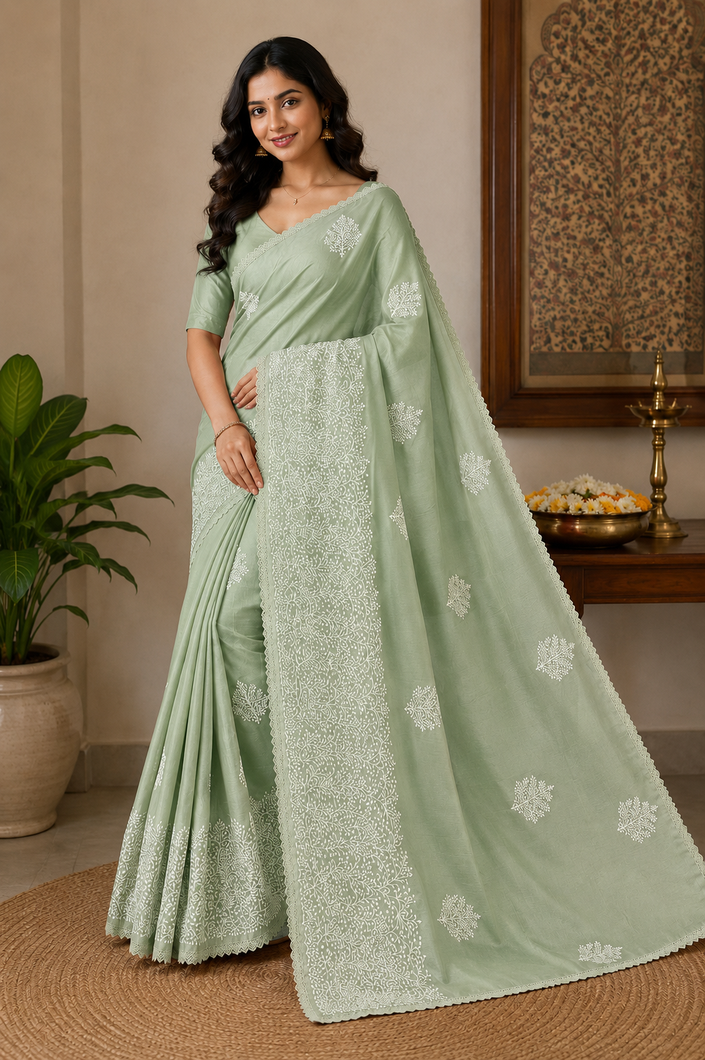 SAREE COTTOON SILK 406415