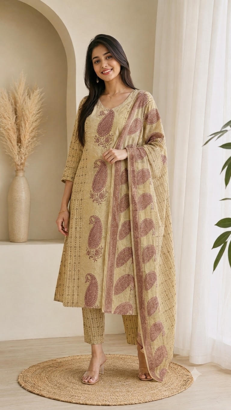 ALINE COTTON SALWAR SET- SALFT1009