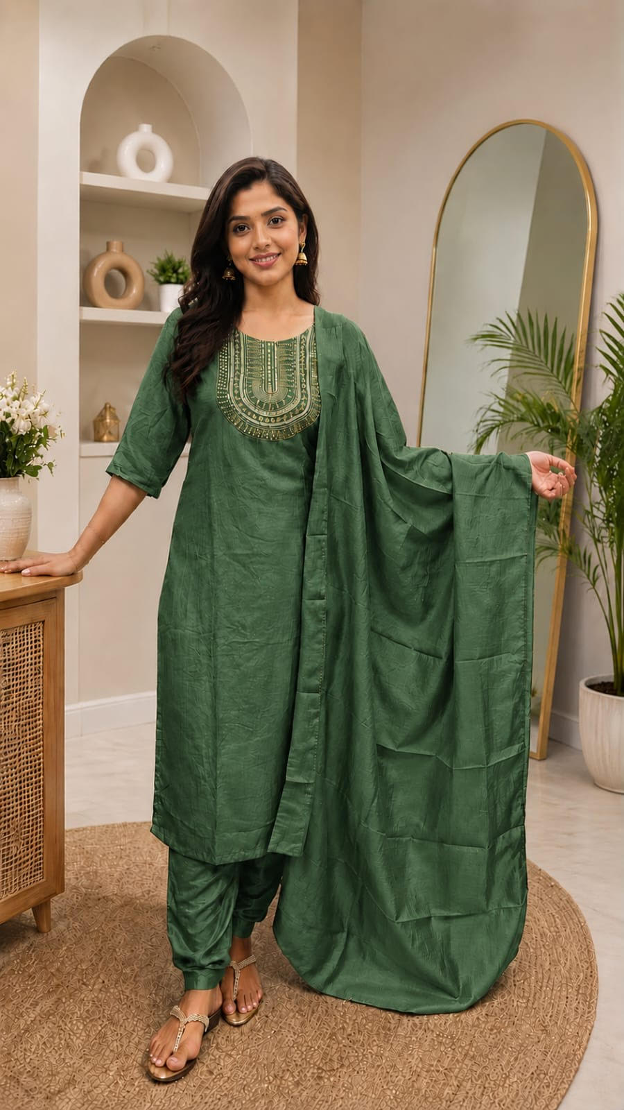 SALWAR SET SLITTED - SALSLITTED412633