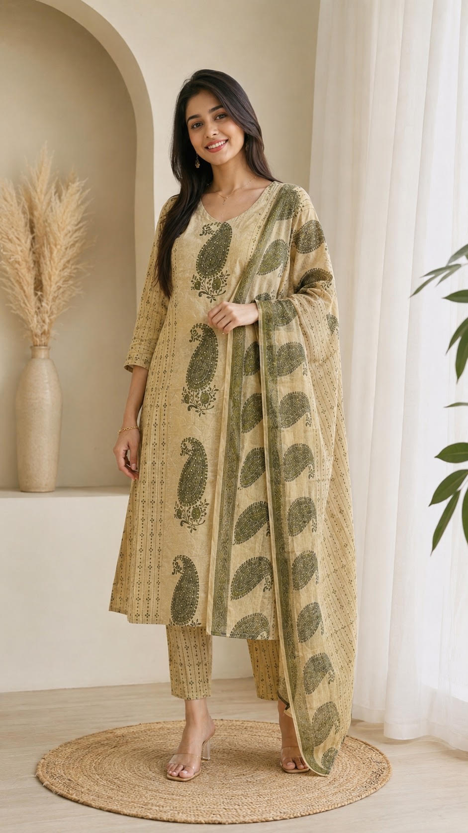 ALINE COTTON SALWAR SET- SALFT1009