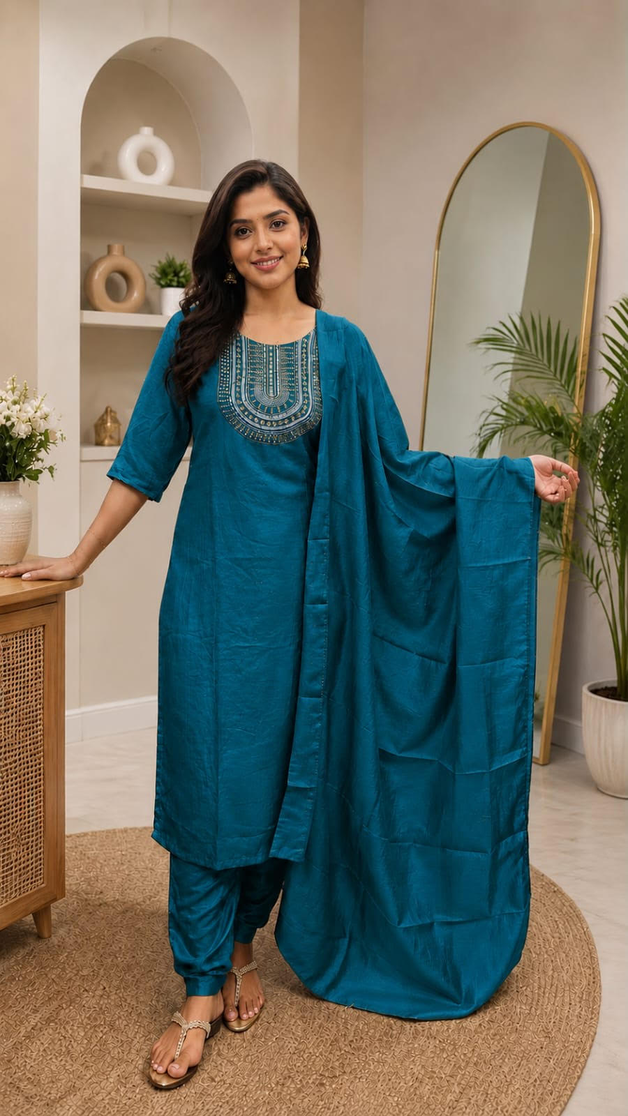 SALWAR SET SLITTED - SALSLITTED412633