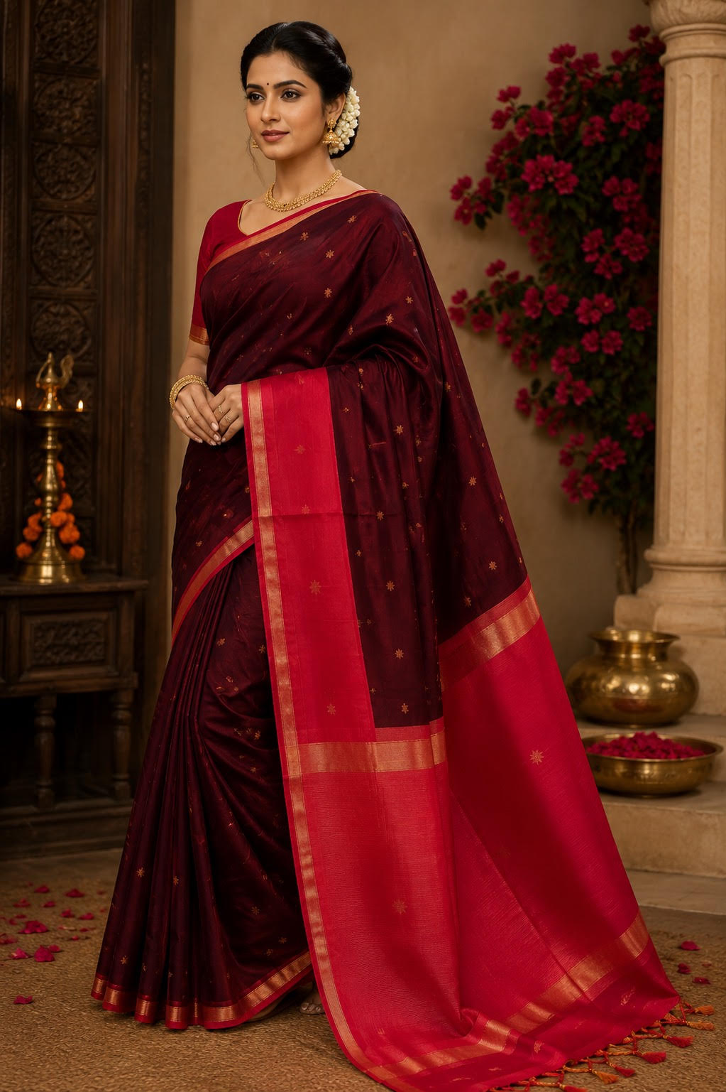 MAHESWARI SILK SAREE - SMAHESW003
