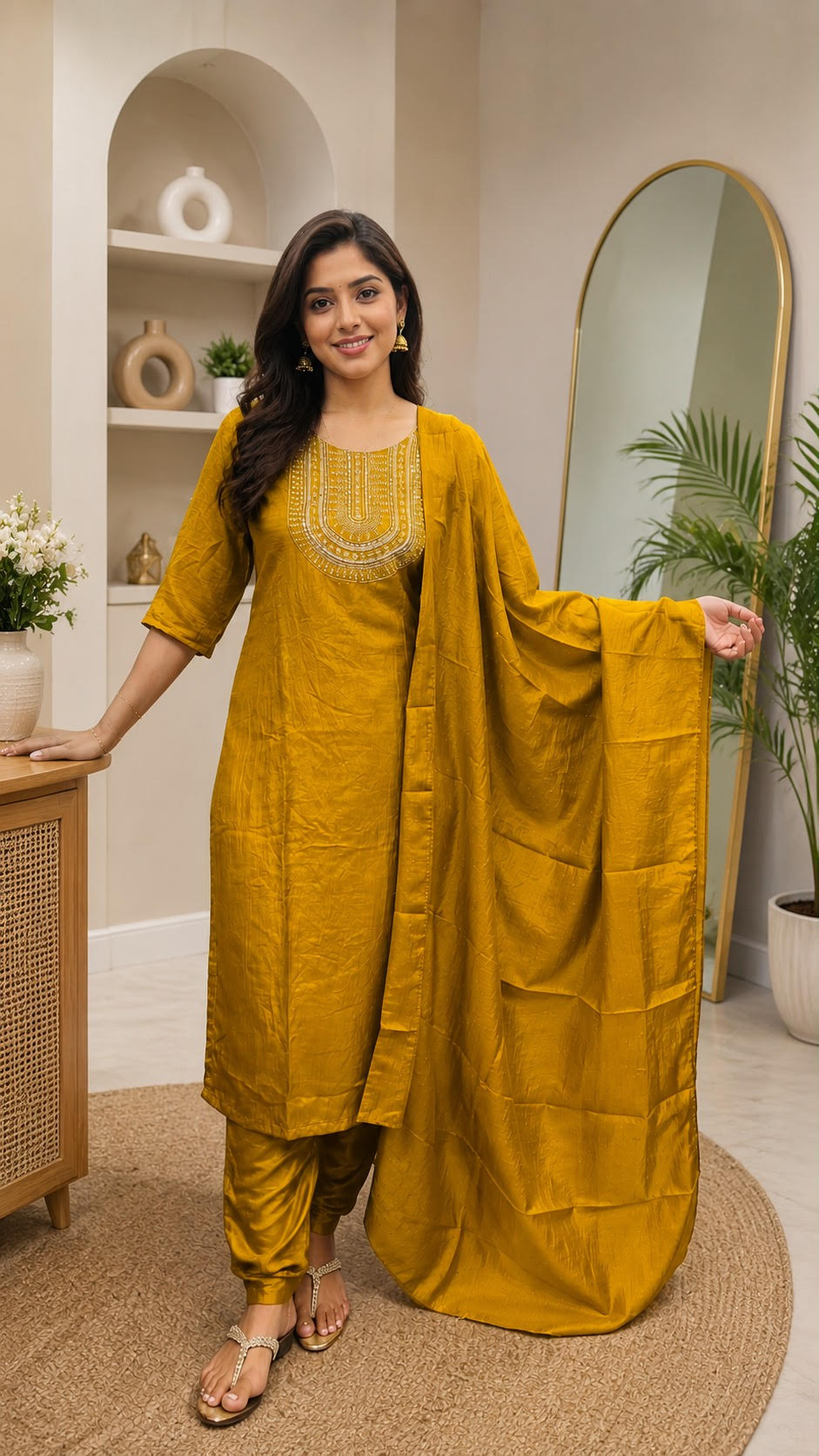 SALWAR SET SLITTED - SALSLITTED412633